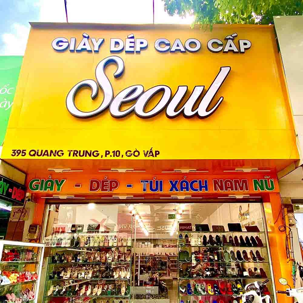 Mẫu Bảng Hiệu Shop Giày Dép