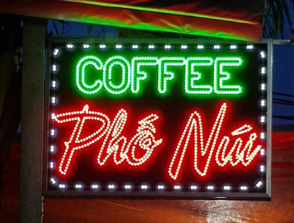 Biển Vẫy Cafe 10 biển vẫy led cafe