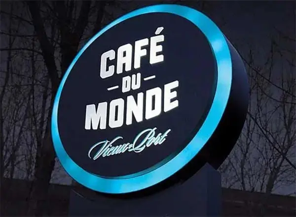 Biển Vẫy Cafe 5 biển vẫy tròn cafe
