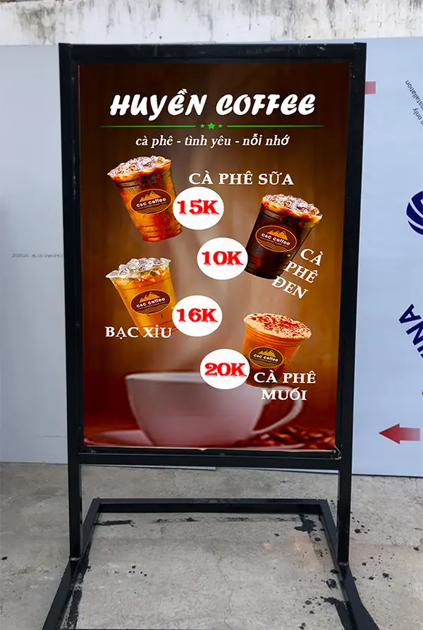 Biển Vẫy Cafe 8 biển vẫy cafe